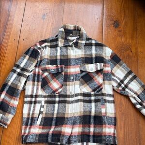 SHEIN plaid shirt/jacket medium